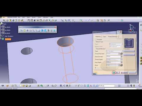 HOLE - CATIA V5