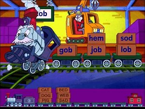 Reader Rabbit's Reading 1: Word Train Game