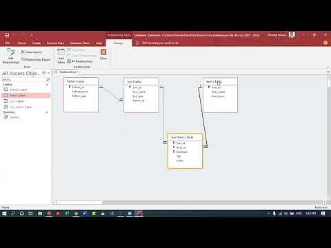 Junction Table in Ms Access