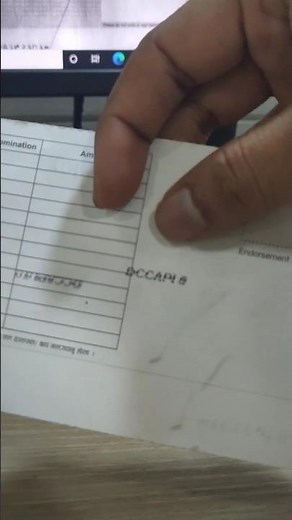 Endorsement Print Test From Scanlite2 | Digital Check | CheXpress30 #cx30 #digitalcheck #scanner