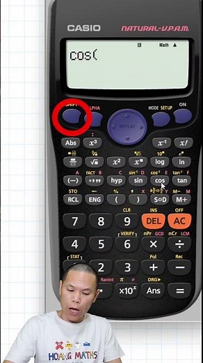 How To Use a Calculator To Calculate The Exact Value of Cos Pi over 3 | tan(pi/3)
