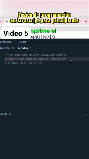 Aprendiendo javascript #programacionweb #programadoresweb #DesarrolloWeb #javascript #html | Progamacion web