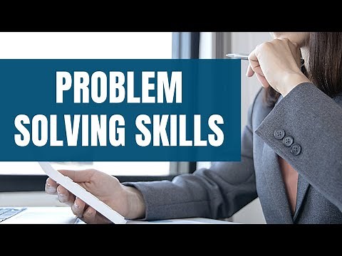 Problem solving skills for project management