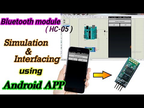 #Bluetoothmodule#HC_05 Interfacing with Arduino with Android Application|hc-05 simulation in Proteus