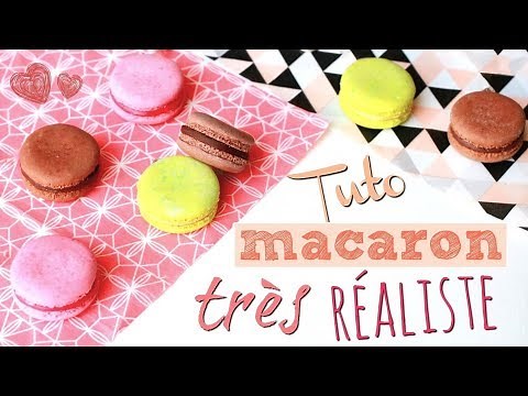 [Tuto FIMO] Macaron réaliste très facile - La technique "miracle"
