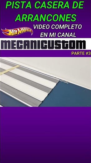 How to make a homemade drag track for your Hot Wheels #mecanicustom