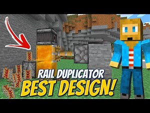 Minecraft Rail Duplicator - UNLIMITED Rails [Glitch]!
