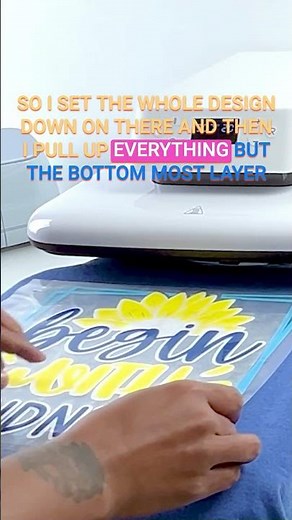 Layering HTV Designs Made Easy