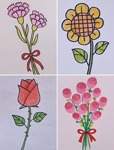 2.3M views · 1.7K reactions | How to Draw - Flower Drawings for Kids  | Simple Drawings | Facebook