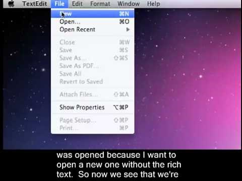 Using TextEdit (Mac) to create HTML files