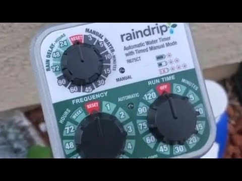 Raindrip How to program the Timer?