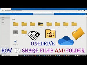 OneDrive - How to Share files and folder