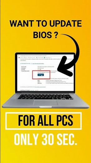 Safe BIOS Update for Any PC or Laptop! 💻
