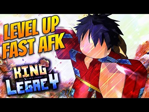 KING LEGACY AUTO FARM HOW TO LEVEL UP FAST AFK! AFK QUEST AND MOBS