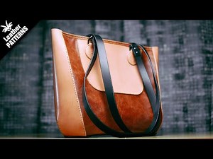 Tote leather bag tutorial