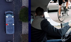 Ford tests alert system that warns drivers of pedestrian and cyclist