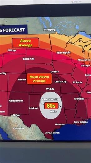 Record warm weather is forecast for Christmas week! It’s never been 70 degrees in KC on Christmas Day! Let’s see how it sets up next week. #LRC #recordwarmth