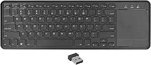 Keyboard, 78 Keys Portable Computer Keyboard with Touchpad Scissor Foot Key Design Ultra Slim Quiet Ergonomic Keyboard for Laptop PC Tablet