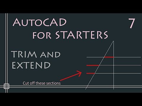 AutoCAD - How to Trim and Extend (in only 2 minutes)