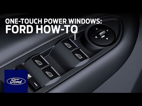One-Touch Power Windows | Ford How-To | Ford