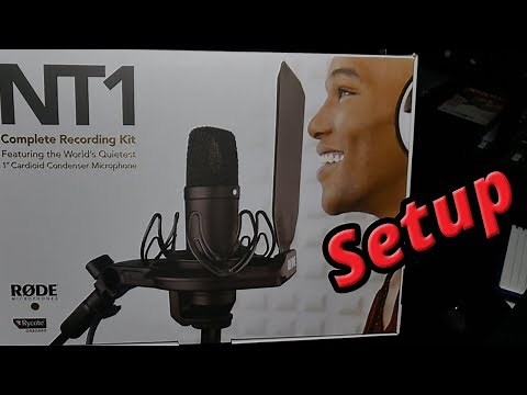 Rode NT1 Unboxing, Setup, and Test