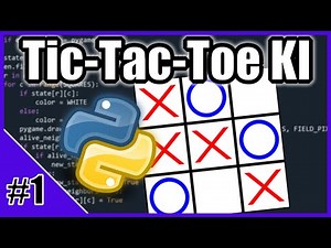Unbesiegbare Tic-Tac-Toe KI in Python programmieren #1 | Das Spielfeld zeichnen