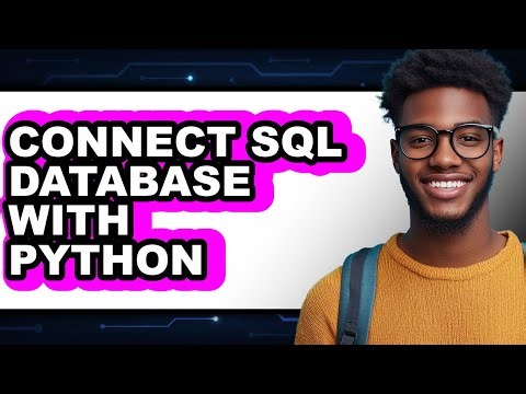 How to Connect Sql Database with Python (only Way)