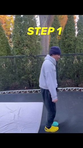 Steps to backflip on trampoline!