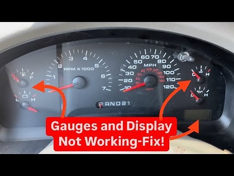 FORD ODOMETER FIX! Intermittent or nonworking odometer and cluster gauges. No Cost, Just a few Tools