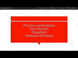 Plaquette 5 Processus de Poisson