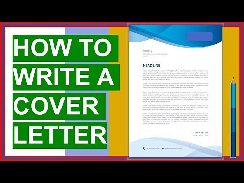 HOW TO WRITE A COVER LETTER! (Brilliant Cover Letter Examples + Template)