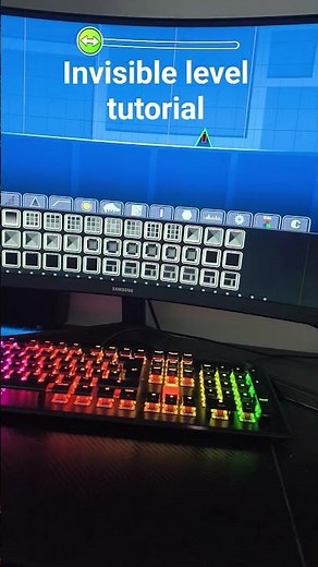how to make invisible levels in geometry dash