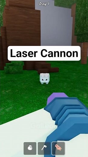 Laser Cannon Damage Test– How Many Hits to Kill?! 🔫💥 | 99 Nights in the Forest