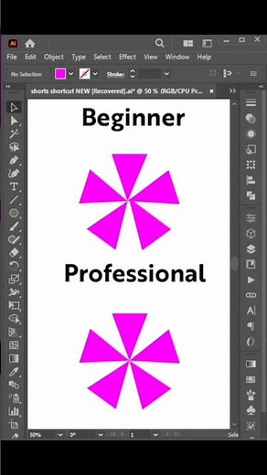 Join Paths and Anchor Points Professional and Beginner in Adobe Illustrator #shorts