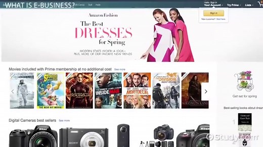 E-Business Definition, Types & Examples