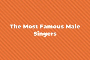 25 Of The Greatest And Most Famous Male Singers