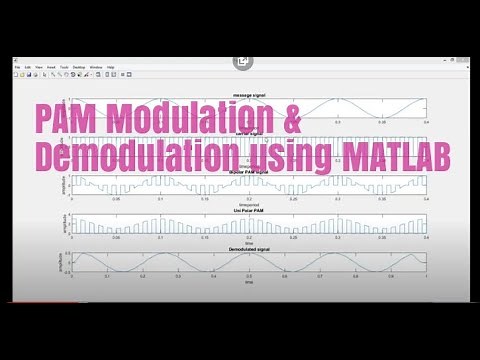 PAM Modulation & Demodulation using MATLAB