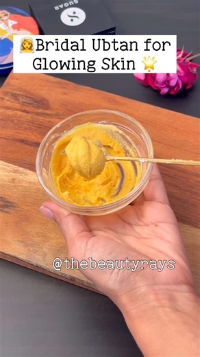 The Beauty Rays on Instagram: "DIY Bridal Ubtan for Glowing Skin.. . . @thebeautyrays #viralreels #diy #skincare"