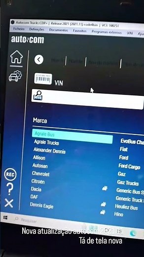 nova atualização scanner Delphi 2021.11