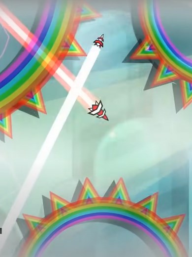 Falling Up: Extreme Demon in Geometry Dash