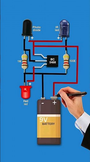 Simple proxy sensor | How to make proximity sensor | Proximity sensor circuit