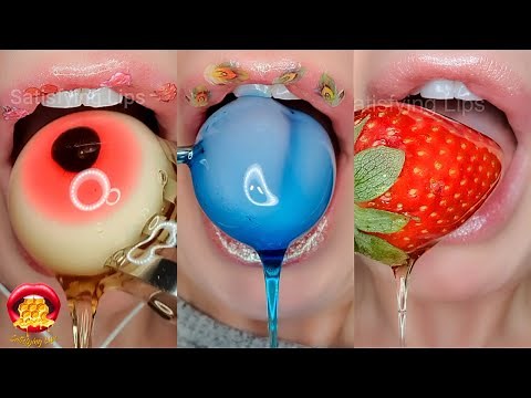 10 Minutes Satisfying ASMR Eating Foods Dipped In Honey! Mukbang 먹방