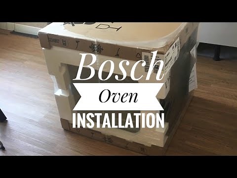 BOSCH OVEN INSTALLATION VLOG