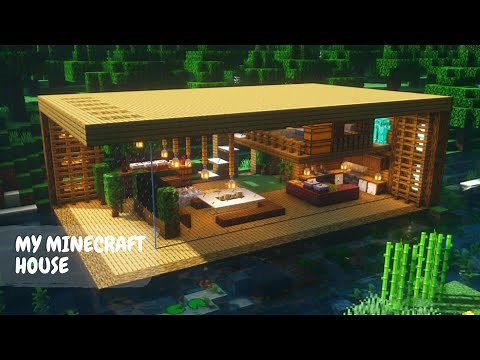 ⚒️ Minecraft: How to build a simple wooden house on water