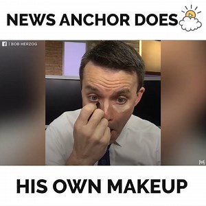 537K views · 188 reactions | Bob Herzog's makeup tutorial shows you the magic behind a news anchors' on-screen look! ‍ | Refresh | Facebook