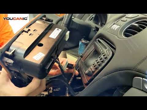 Mercedes-Benz SL-Class R230 Radio Removal