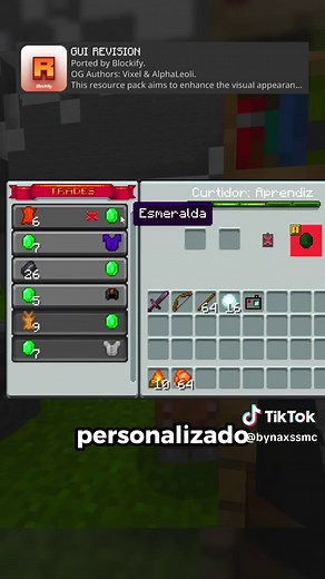Texture Packs para Minecraft Bedrock: GUI Revision