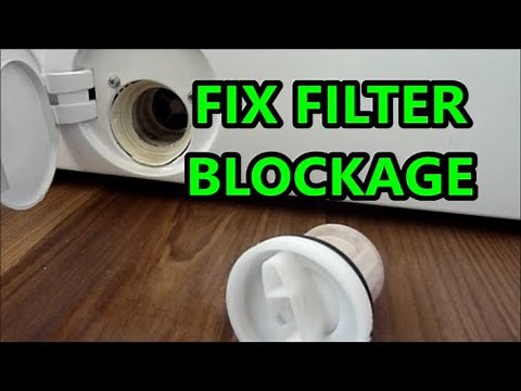 HOW TO REMOVE BLOCKAGE IN HOOVER WASHING MACHINE IN FILTER PUMP