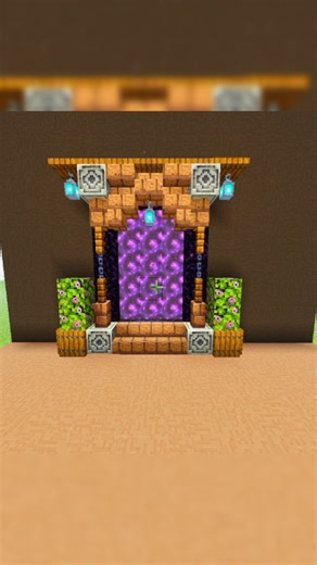 Nether portal design #minecraft #shorts