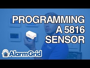 How do I program a Honeywell 5816 wireless sensor?